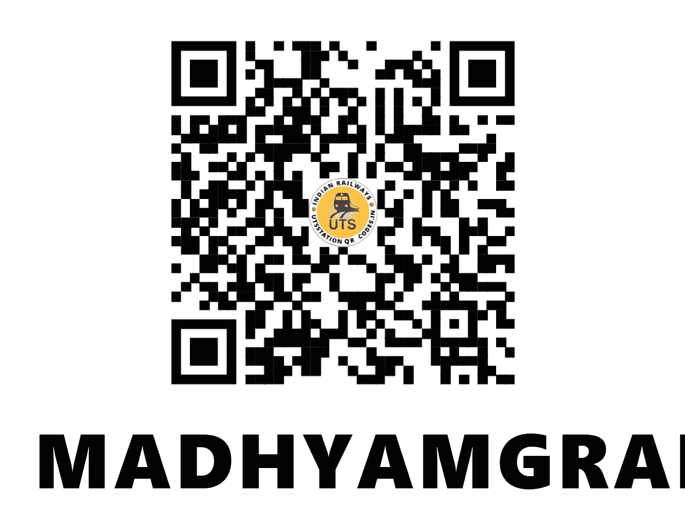 UTS QR Code for MADHYAMGRAM - MMG - ER (WEST BENGAL)